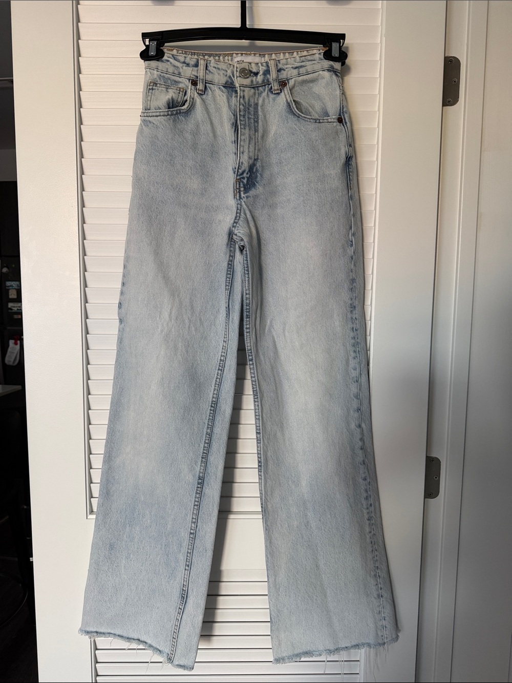Zara Light Blue High-Rise Jeans